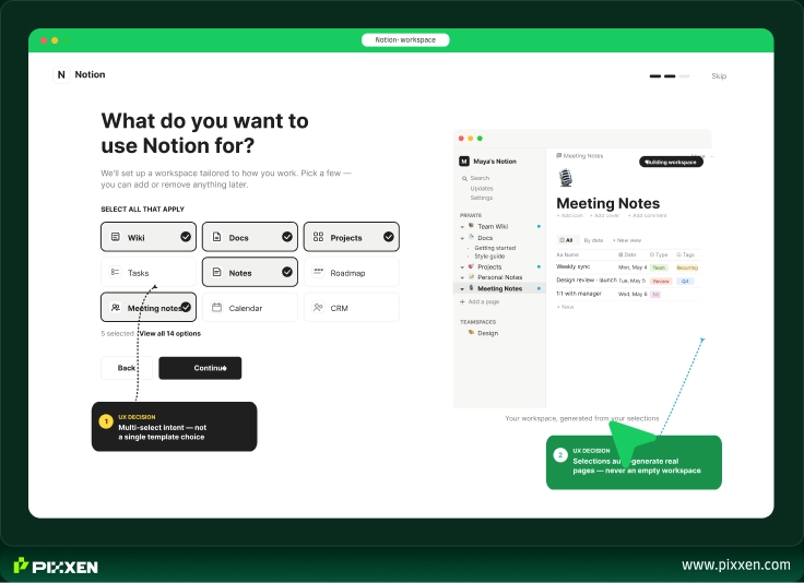 Notion onboarding