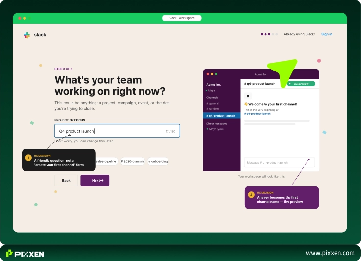 Slack onboarding