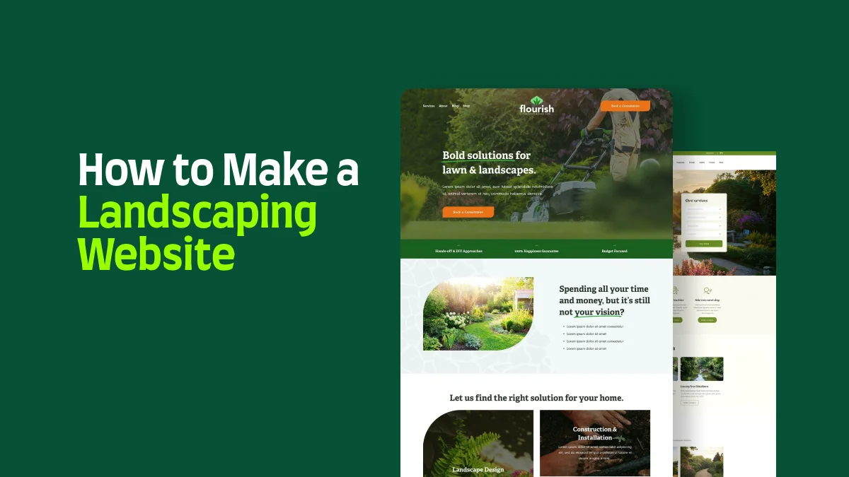 How to Make a Landscaping Website That Gets More Leads